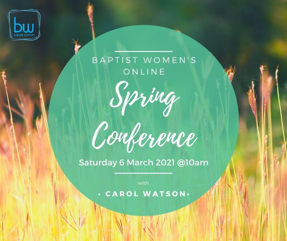 Baptist Women, Ireland Event BW Spring Conference 2021